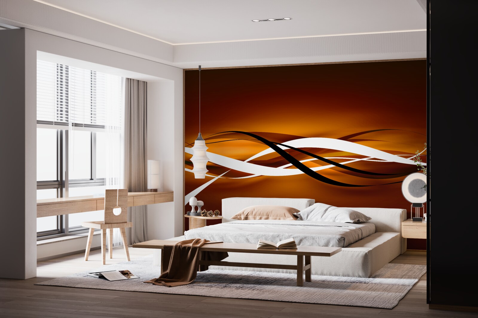 Fototapet trasee de bronz fără sfârșit