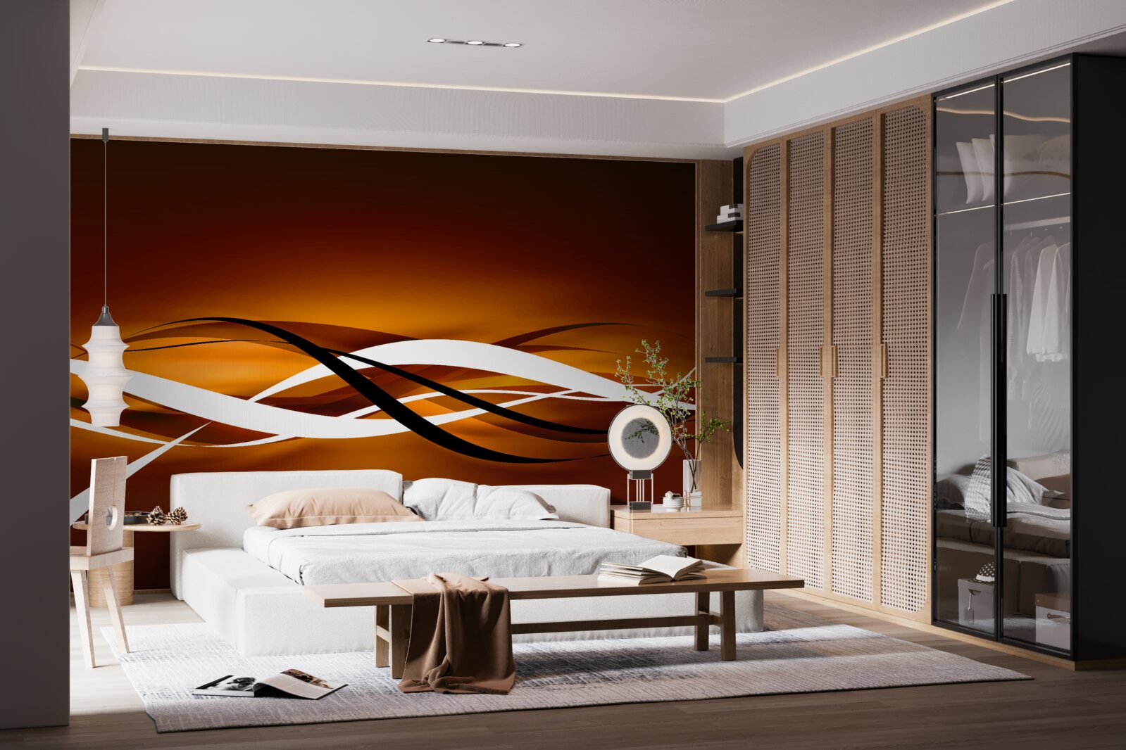 Fototapet trasee de bronz fără sfârșit