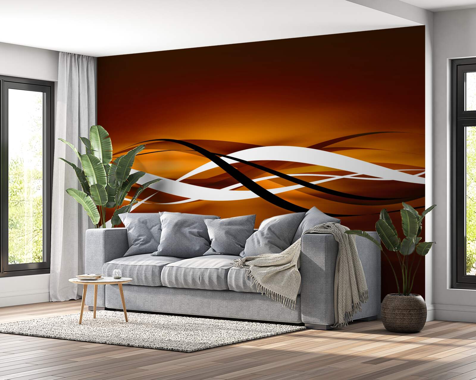 Fototapet trasee de bronz fără sfârșit