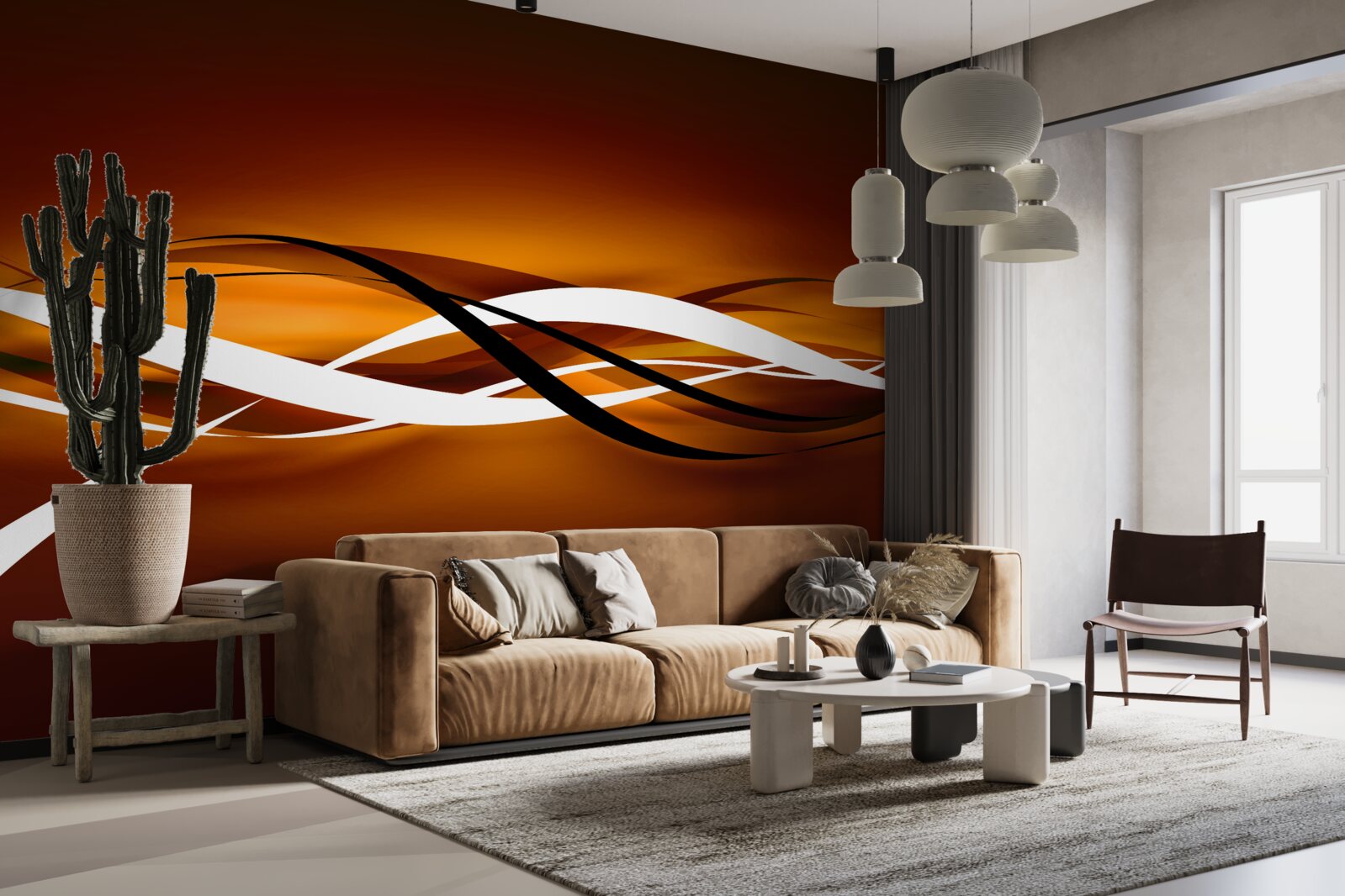 Fototapet trasee de bronz fără sfârșit