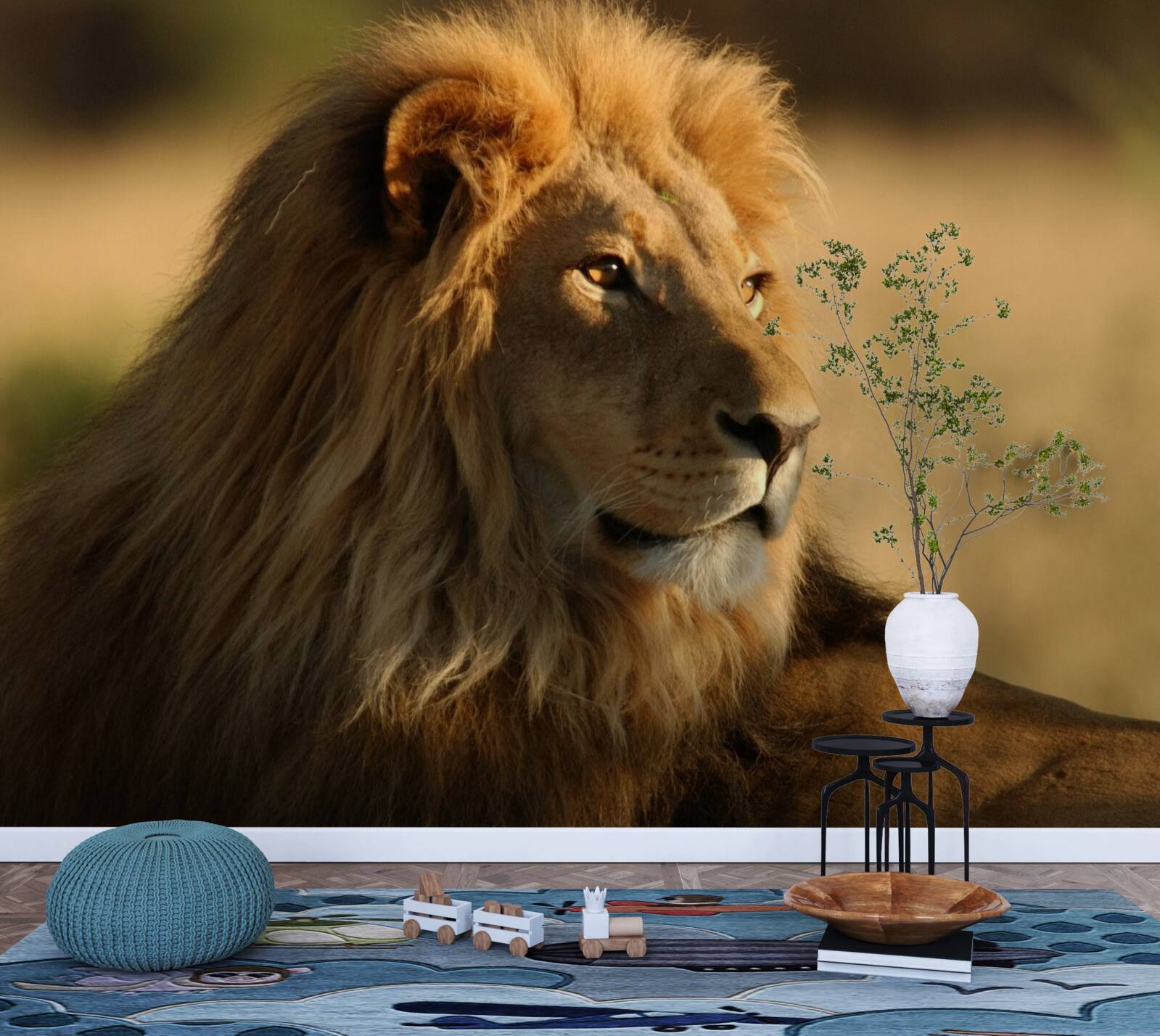 Fototapet monarh de savană în vacanță