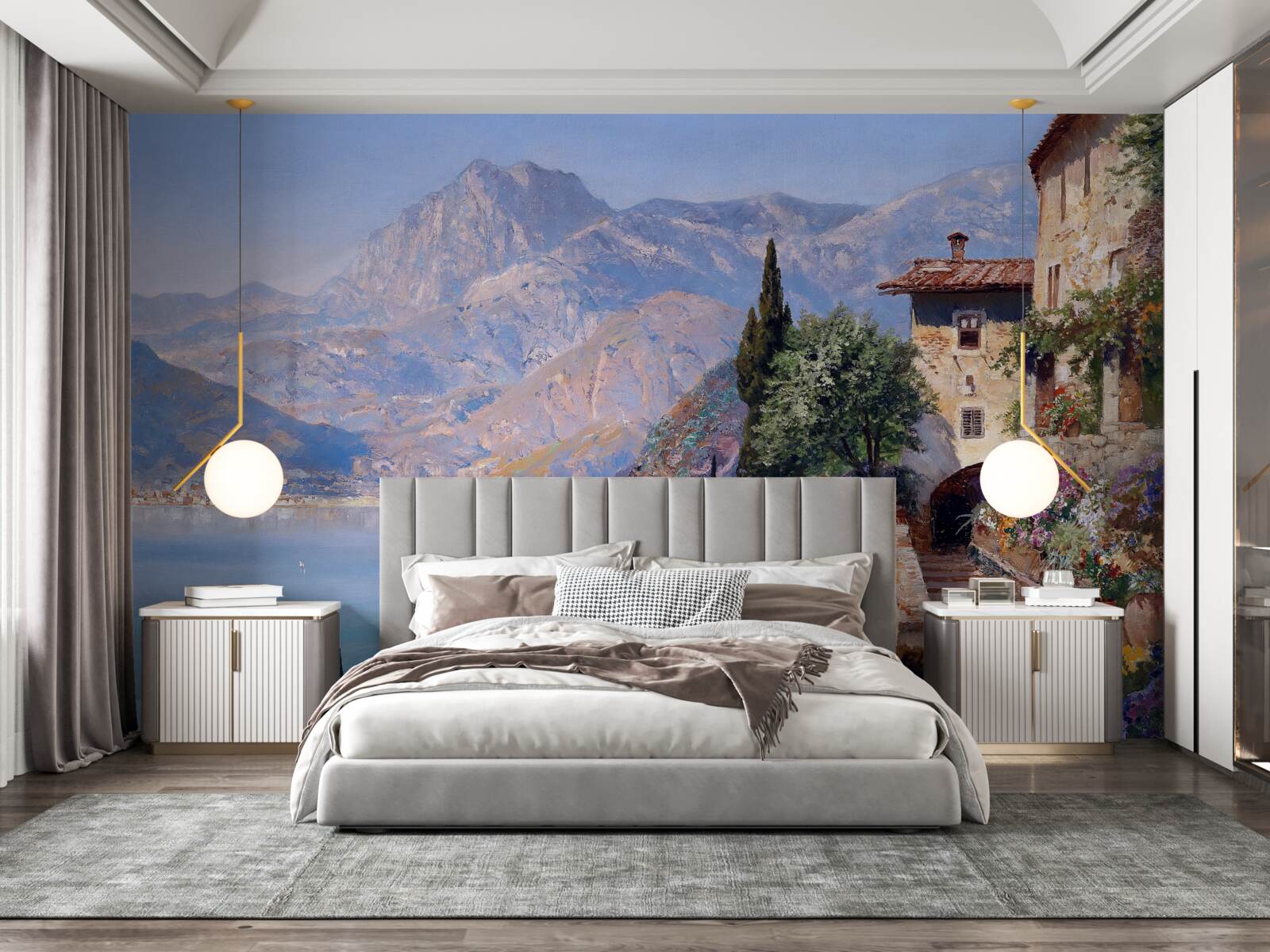 Fototapet Peisaj mediteranean în culori