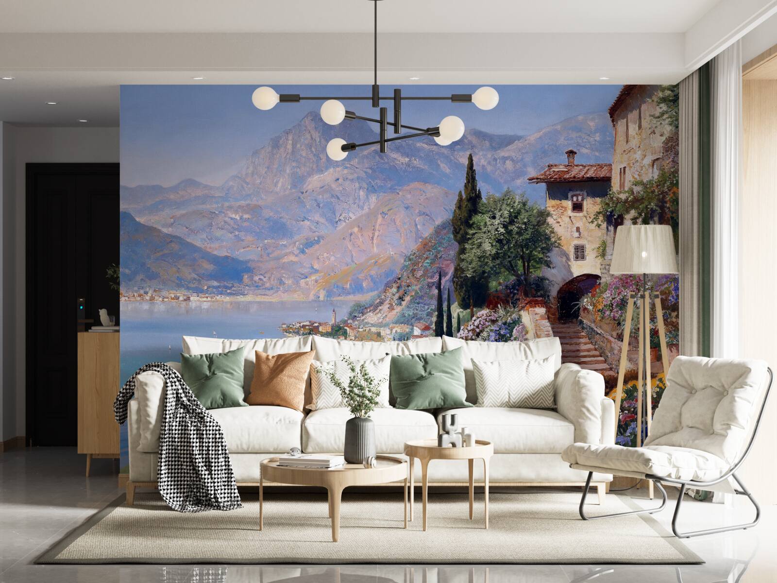 Fototapet Peisaj mediteranean în culori