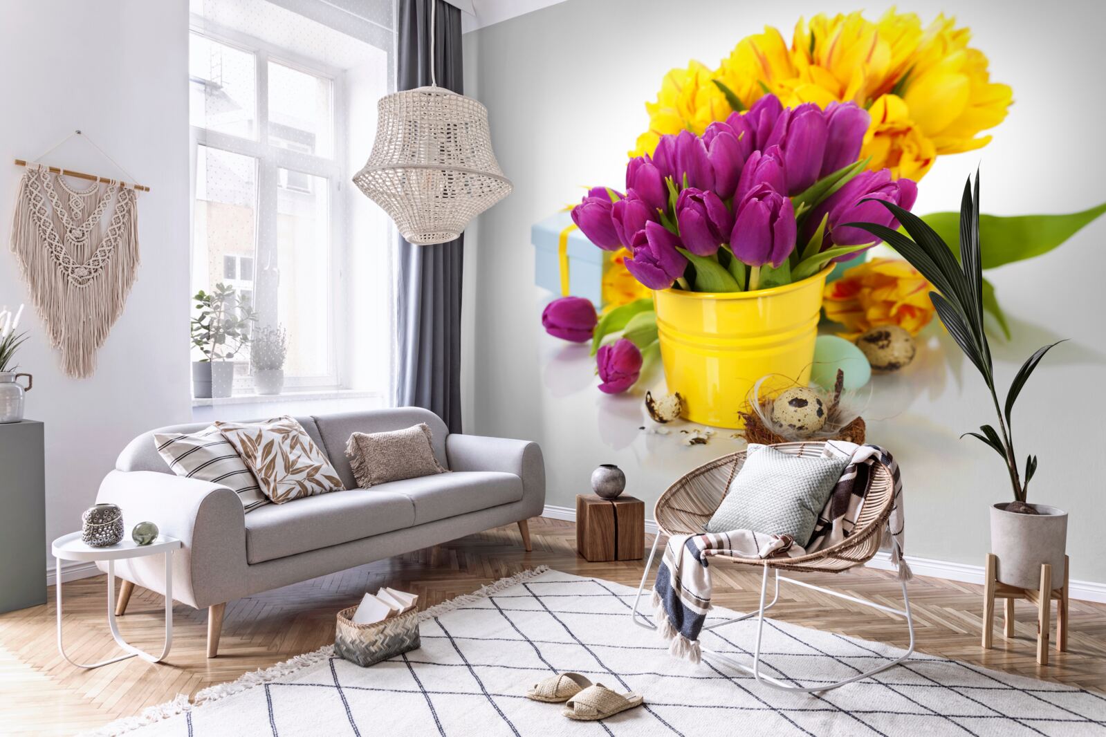 Fototapet set de lalele mov