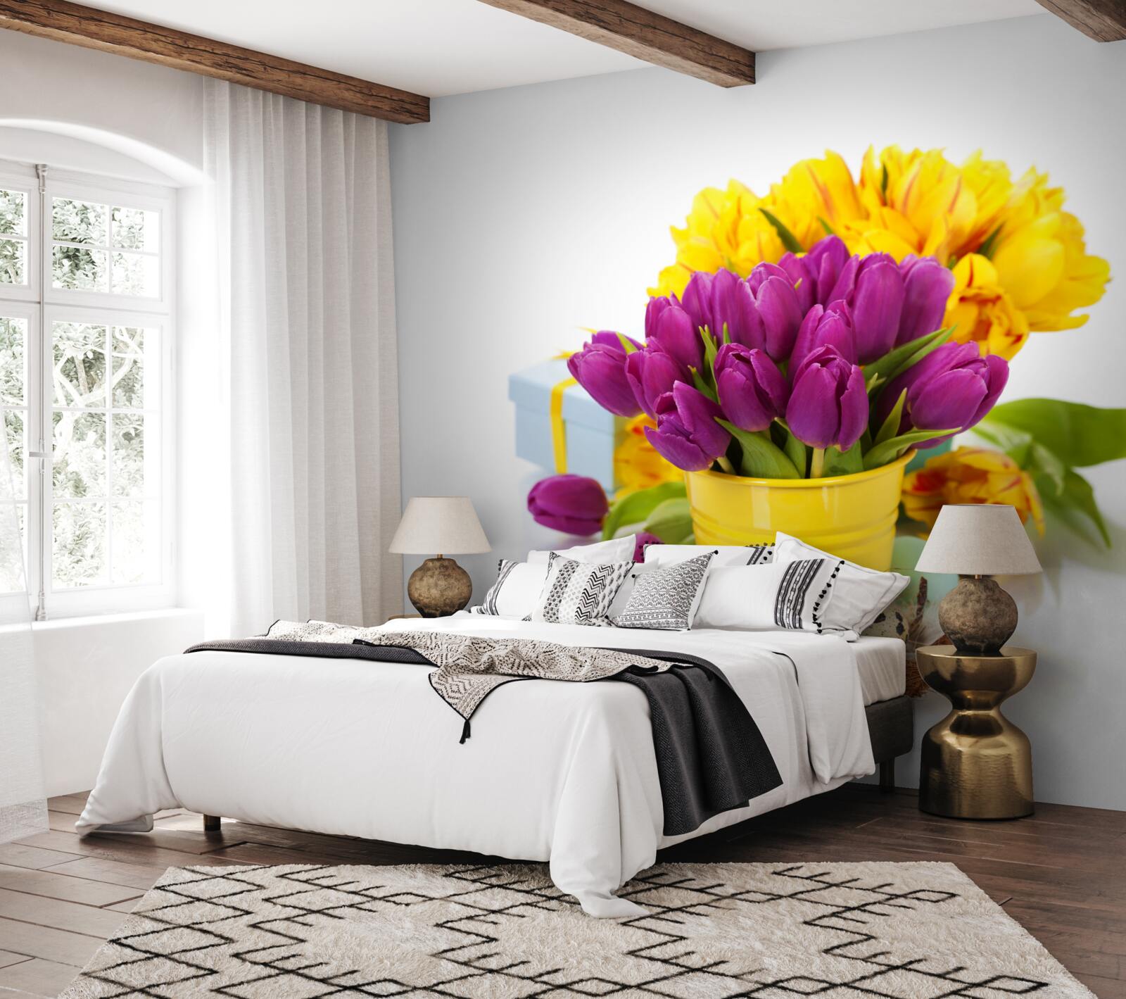 Fototapet set de lalele mov