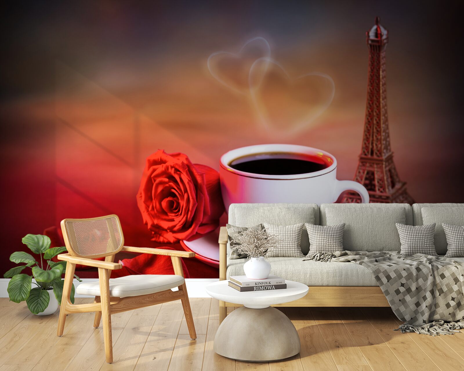 Fototapet romantismul dimineții franceze