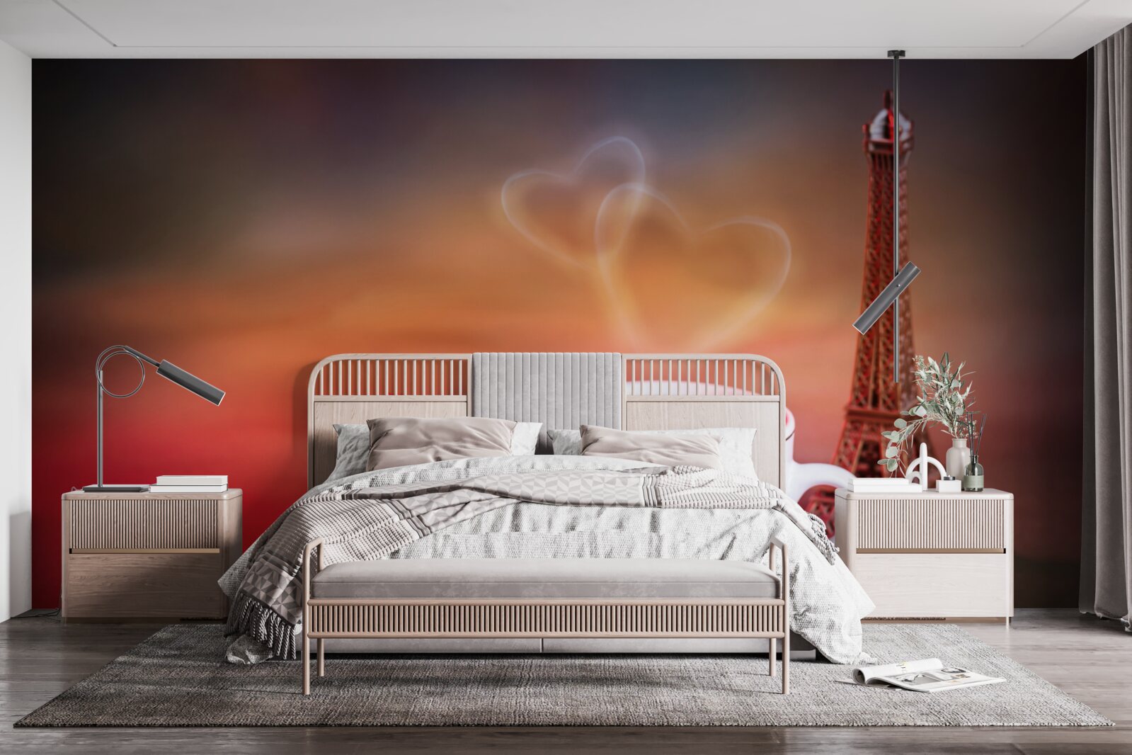 Fototapet romantismul dimineții franceze