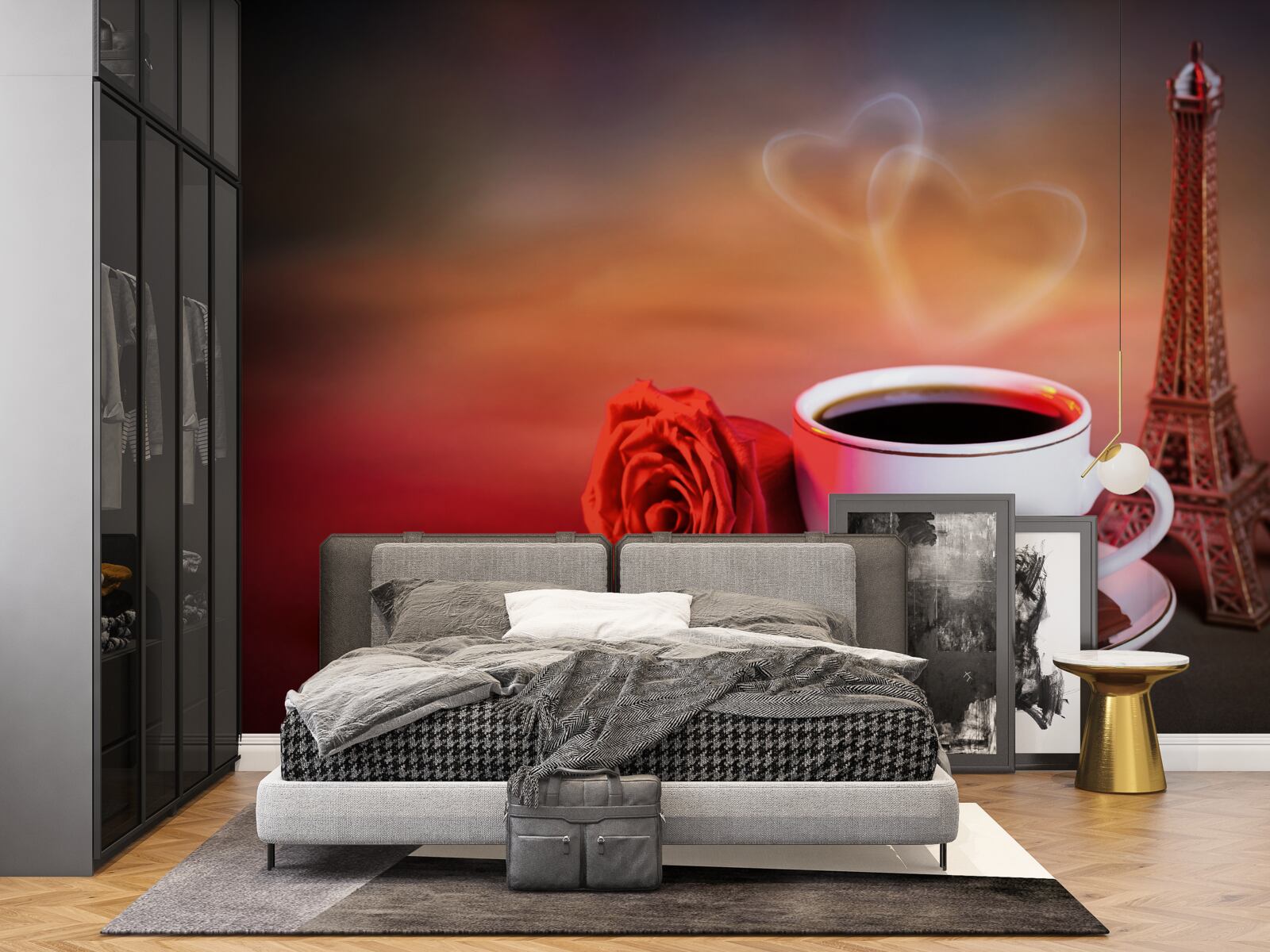 Fototapet romantismul dimineții franceze