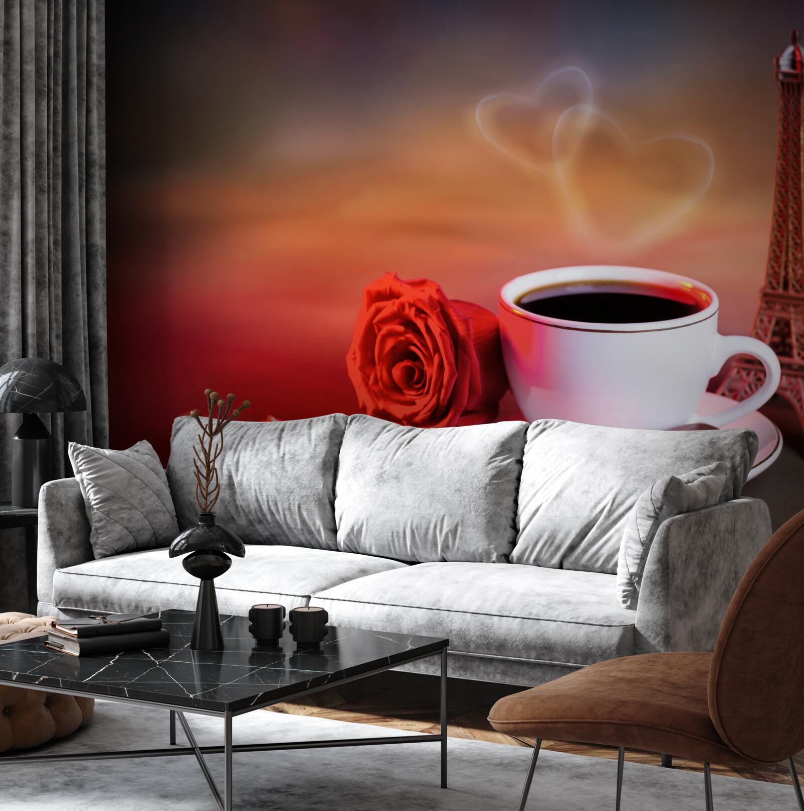 Fototapet romantismul dimineții franceze