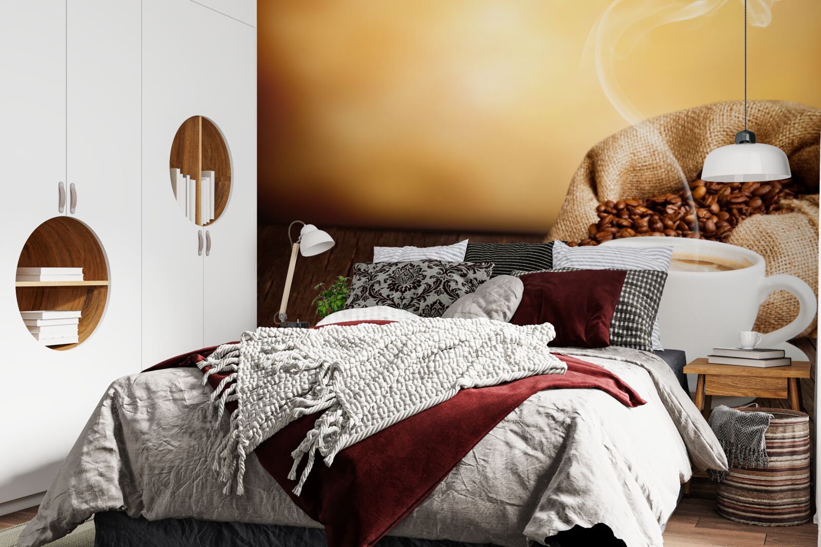 Fototapet o ceașcă de cafea energizantă și aromată