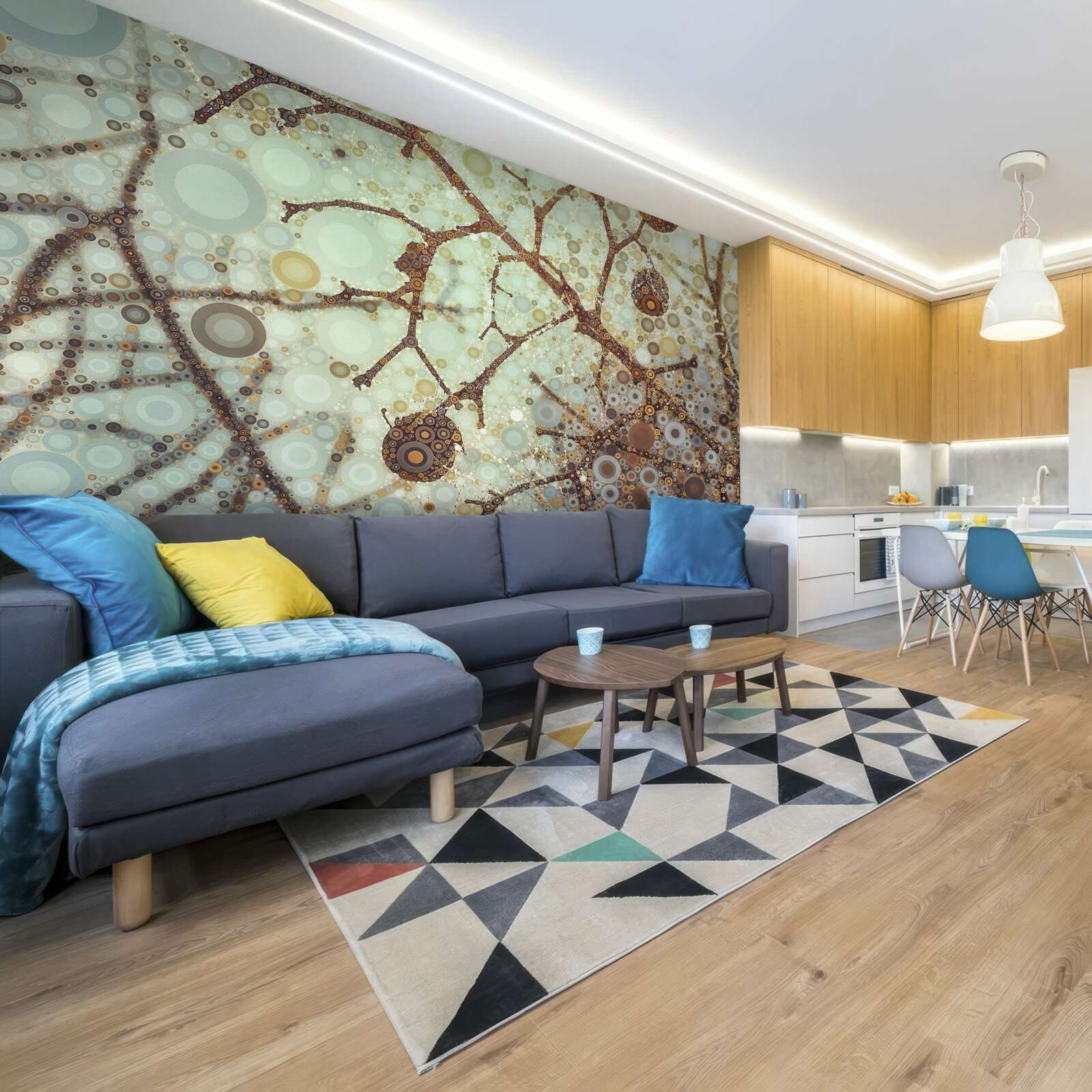 Fototapet o dimineață de iarnă minimalistă