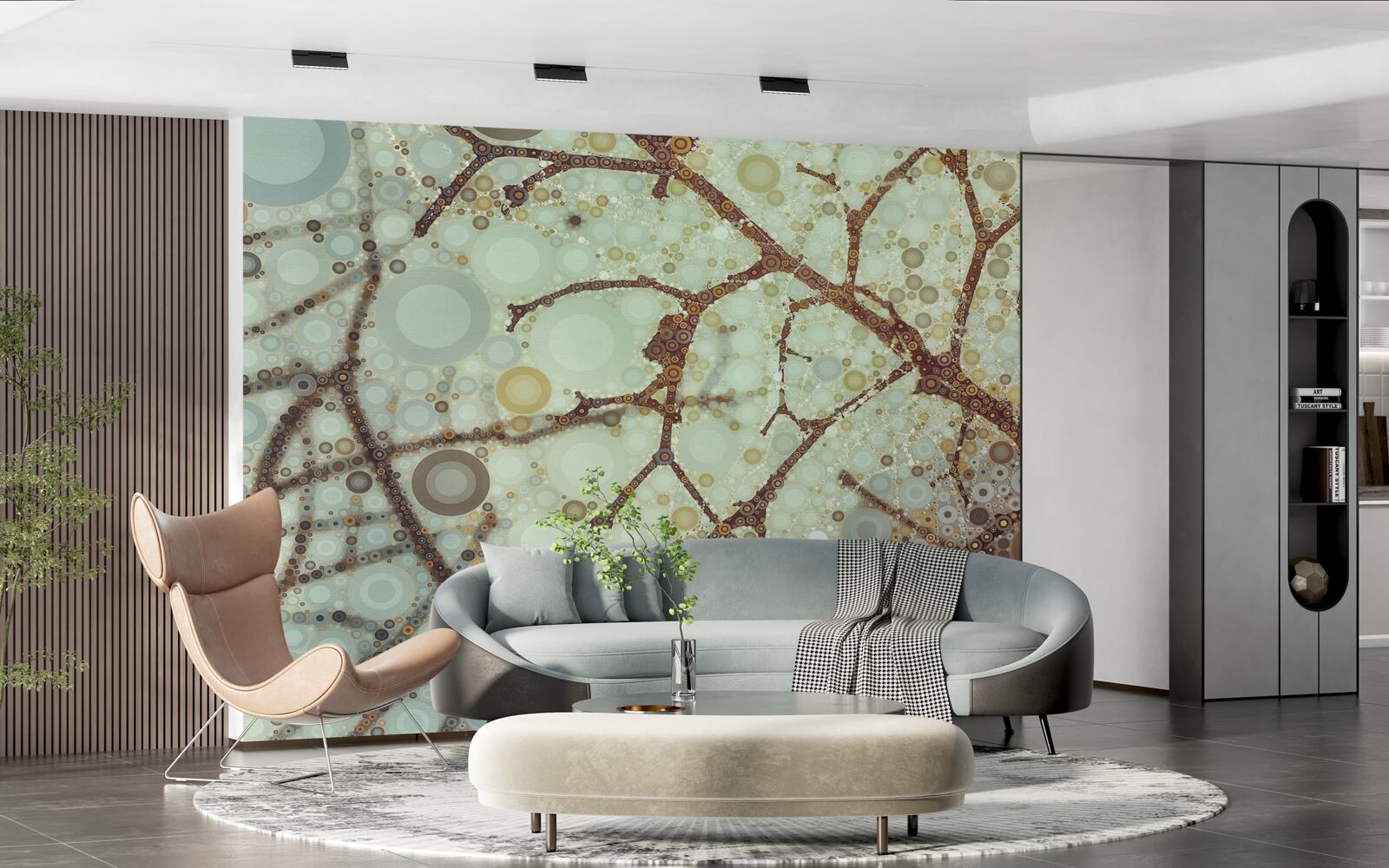 Fototapet o dimineață de iarnă minimalistă