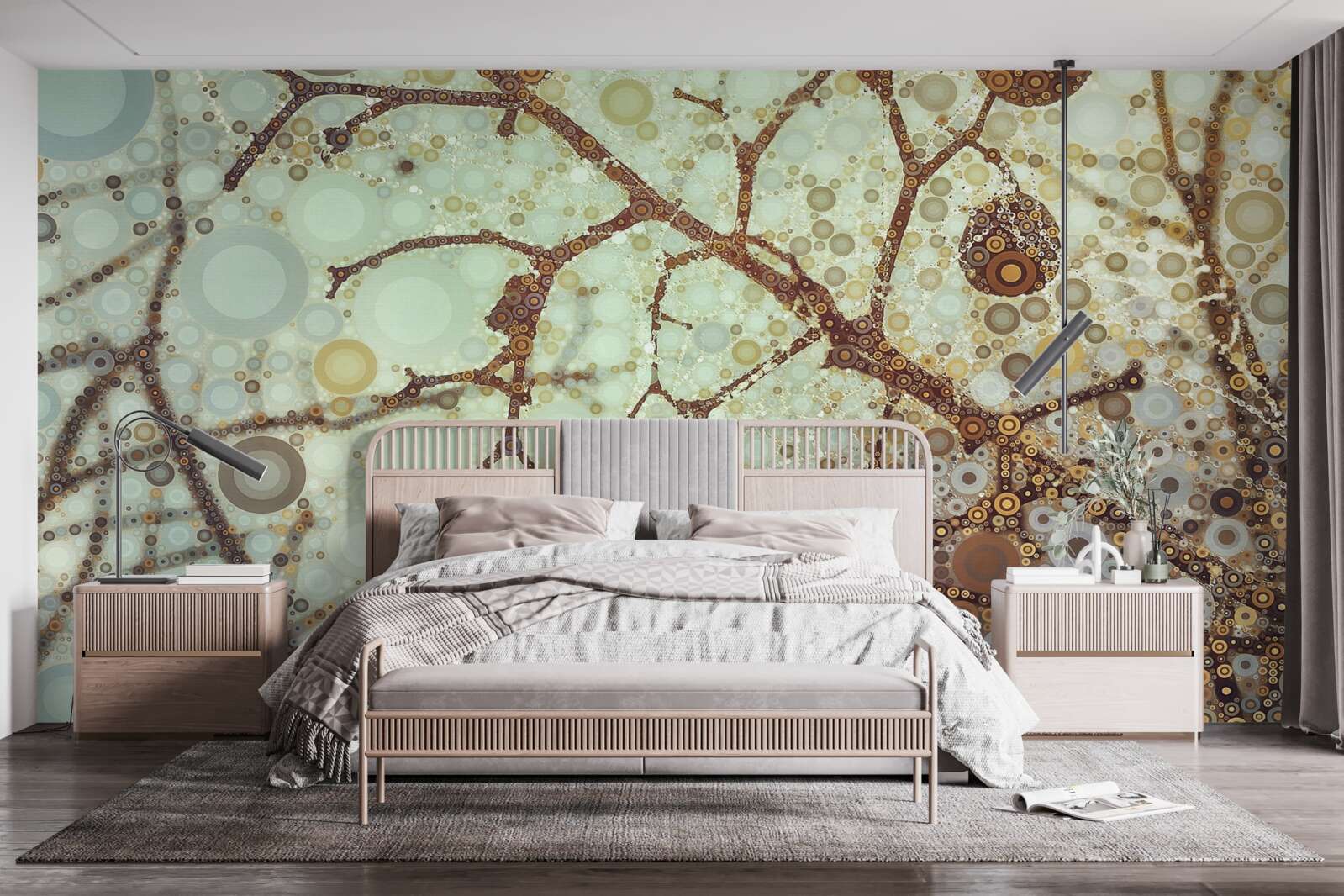 Fototapet o dimineață de iarnă minimalistă