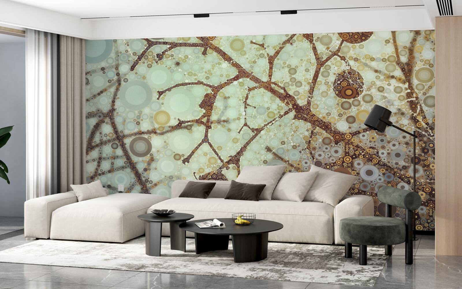 Fototapet o dimineață de iarnă minimalistă