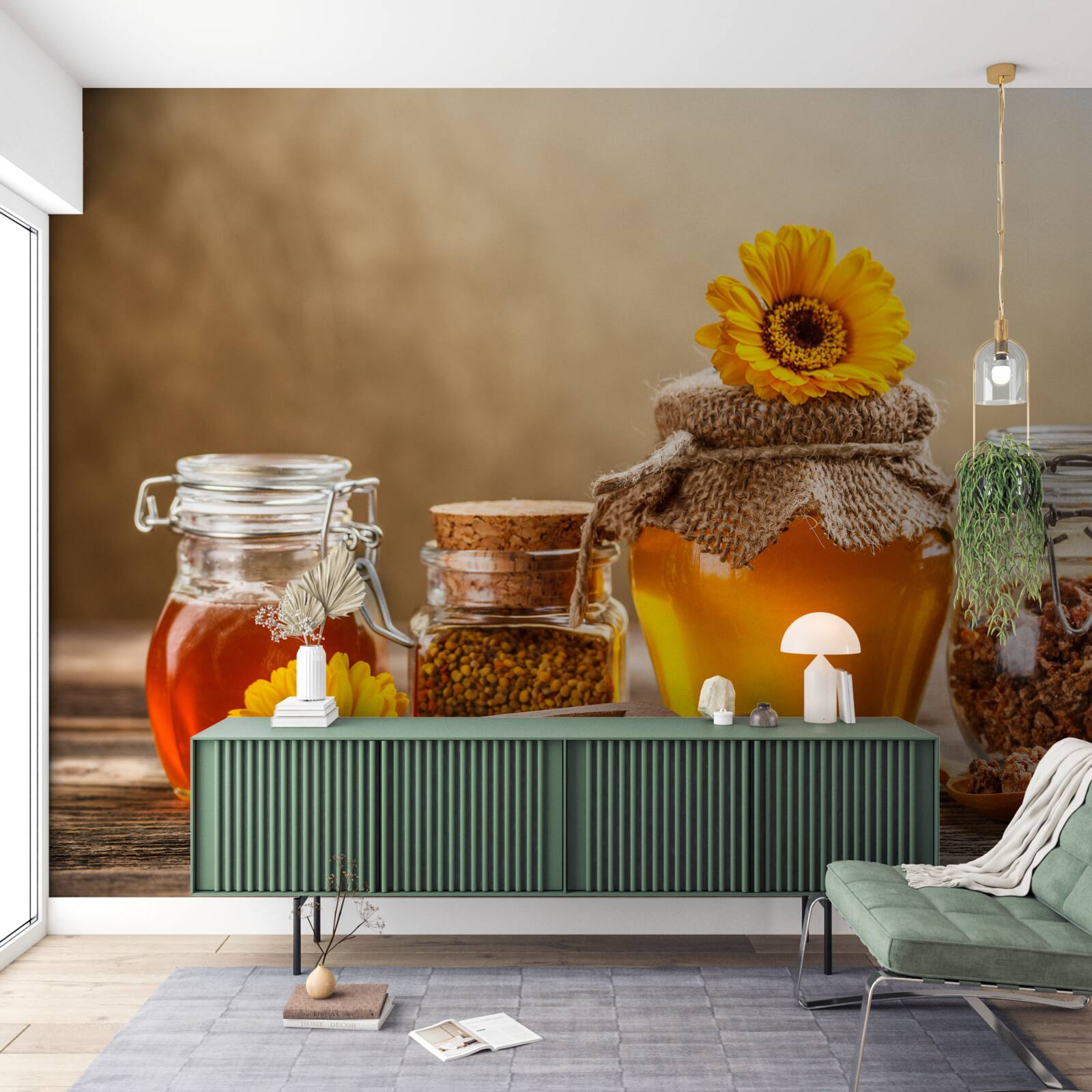 Fototapet produse apicole delicioase