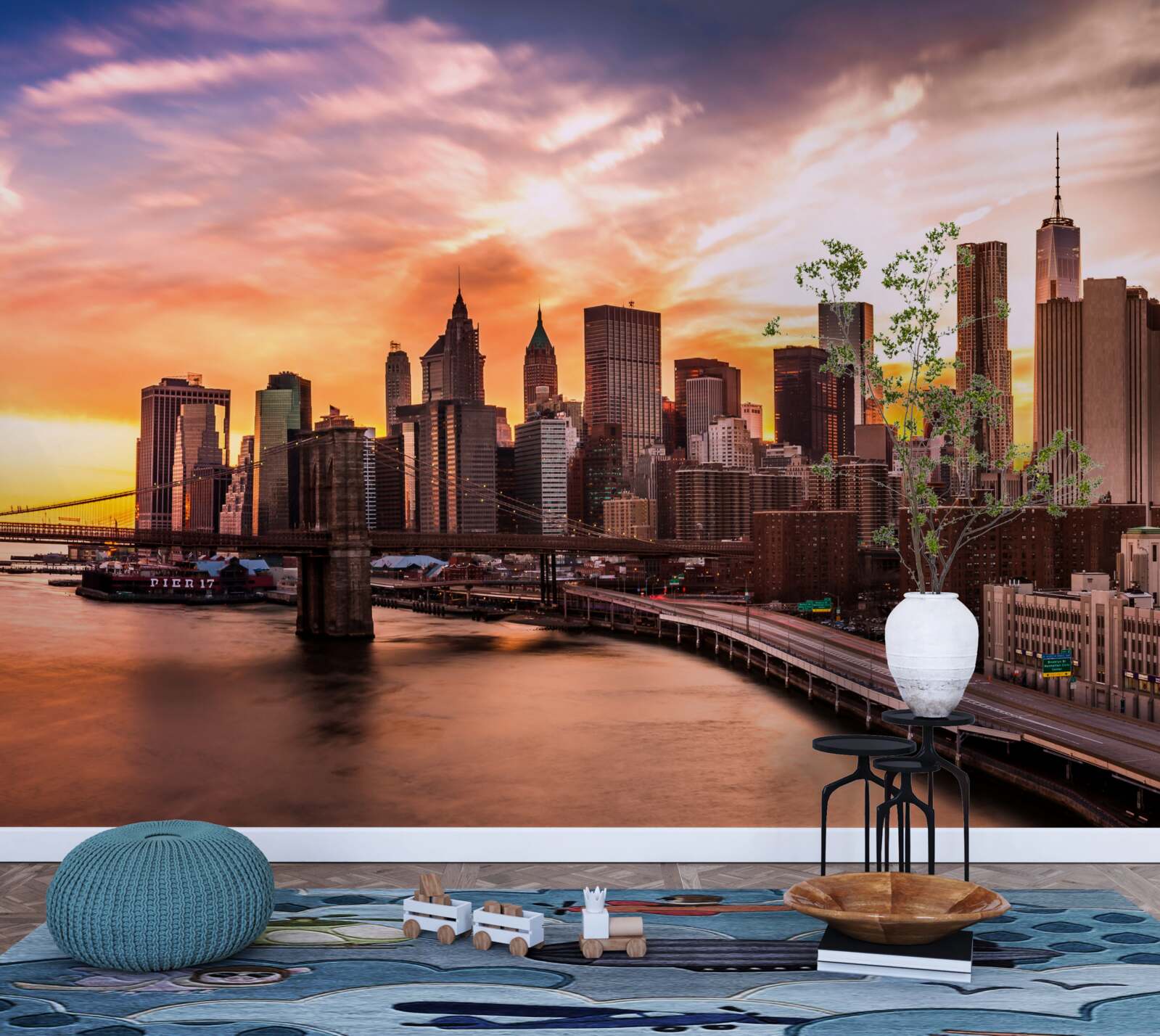 Fototapet comandați de la amber over brooklyn