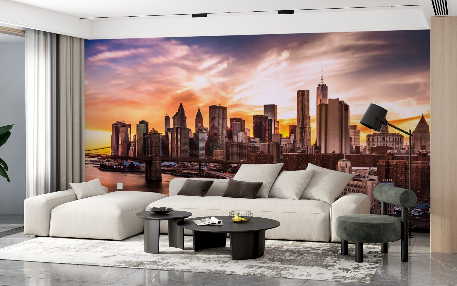 Fototapet comandați de la amber over brooklyn