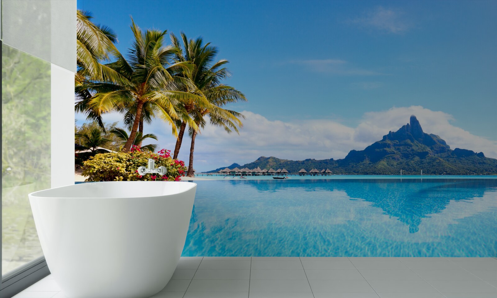 Fototapet pacea minții în lăcașul fericirii cerești