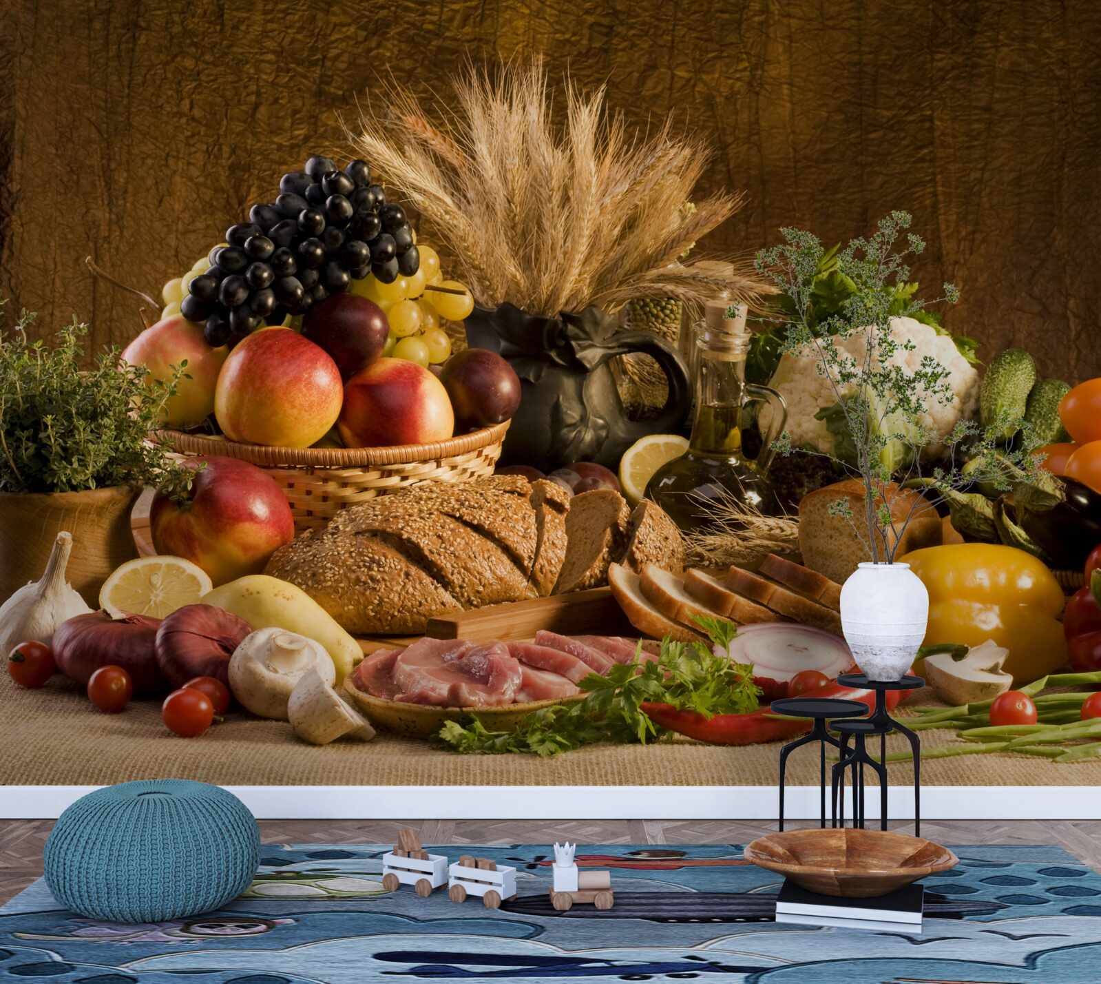 Fototapet o masă decorată elegant