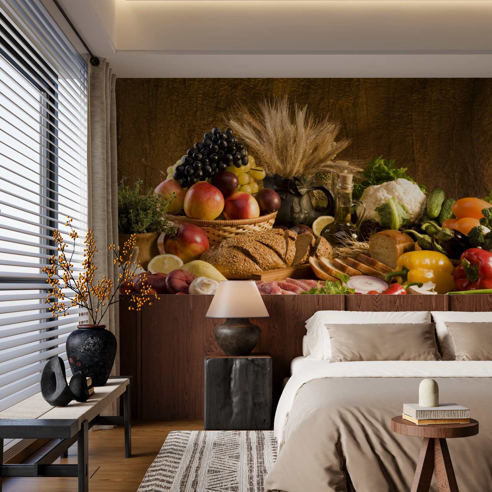 Fototapet o masă decorată elegant