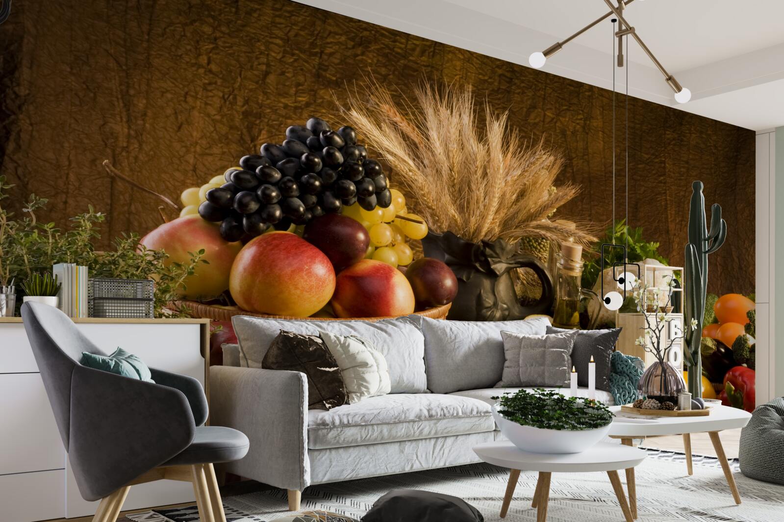 Fototapet o masă decorată elegant