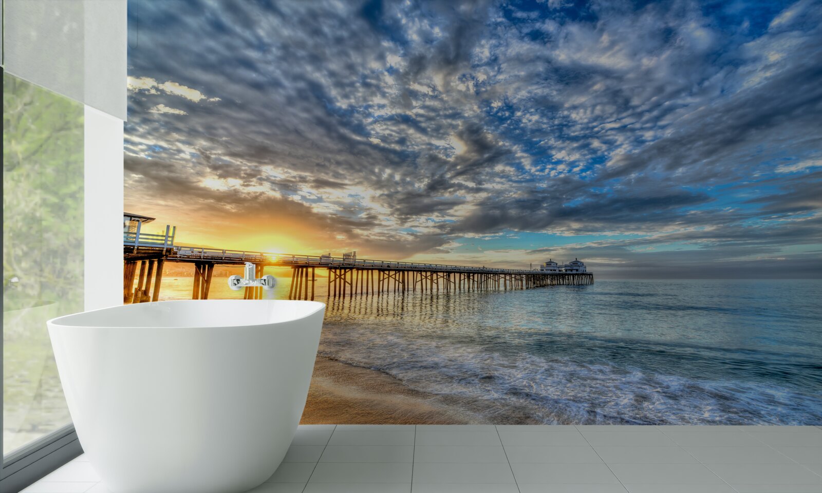 Fototapet cheiul pescarilor în zori