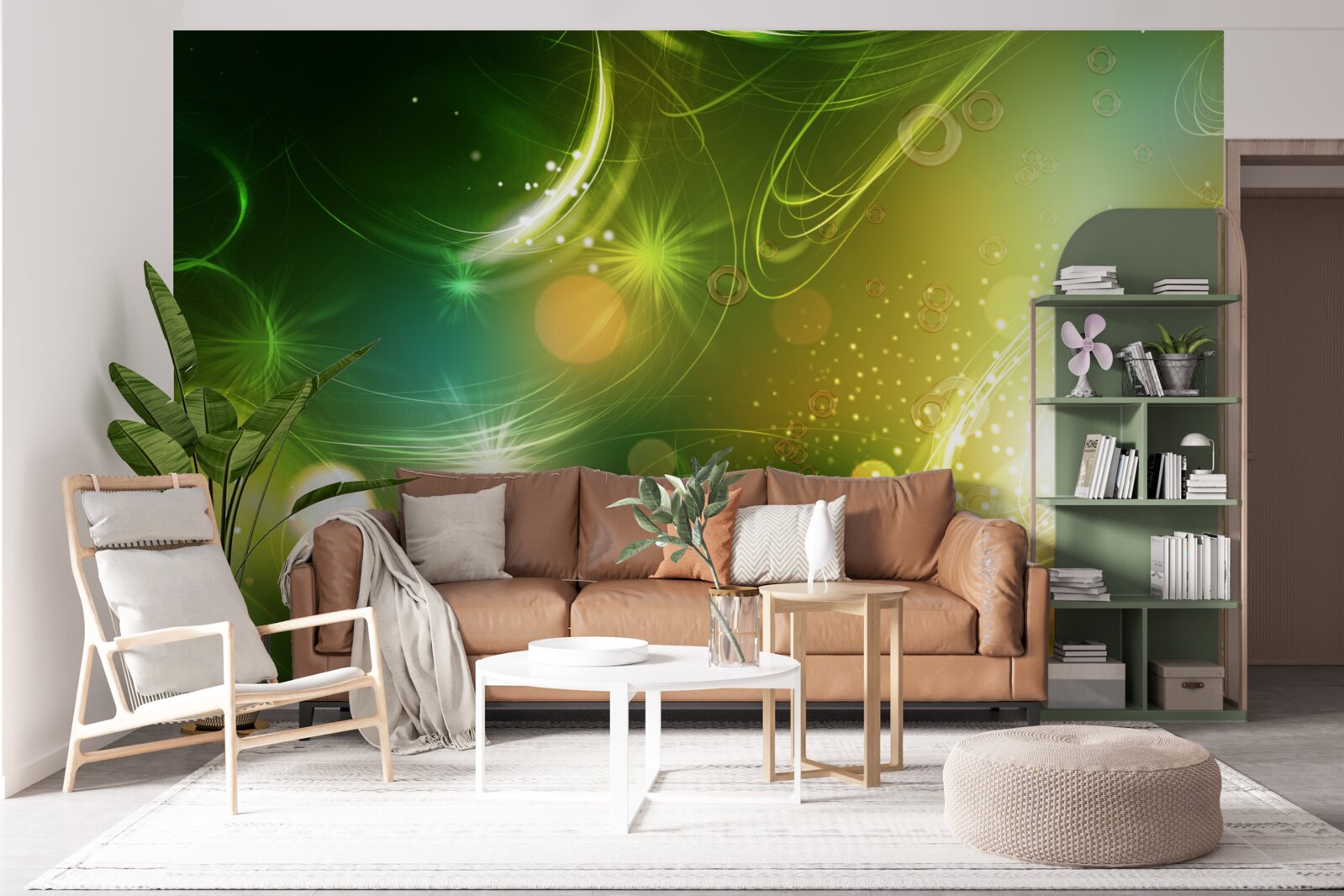 Fototapet galaxii și planete