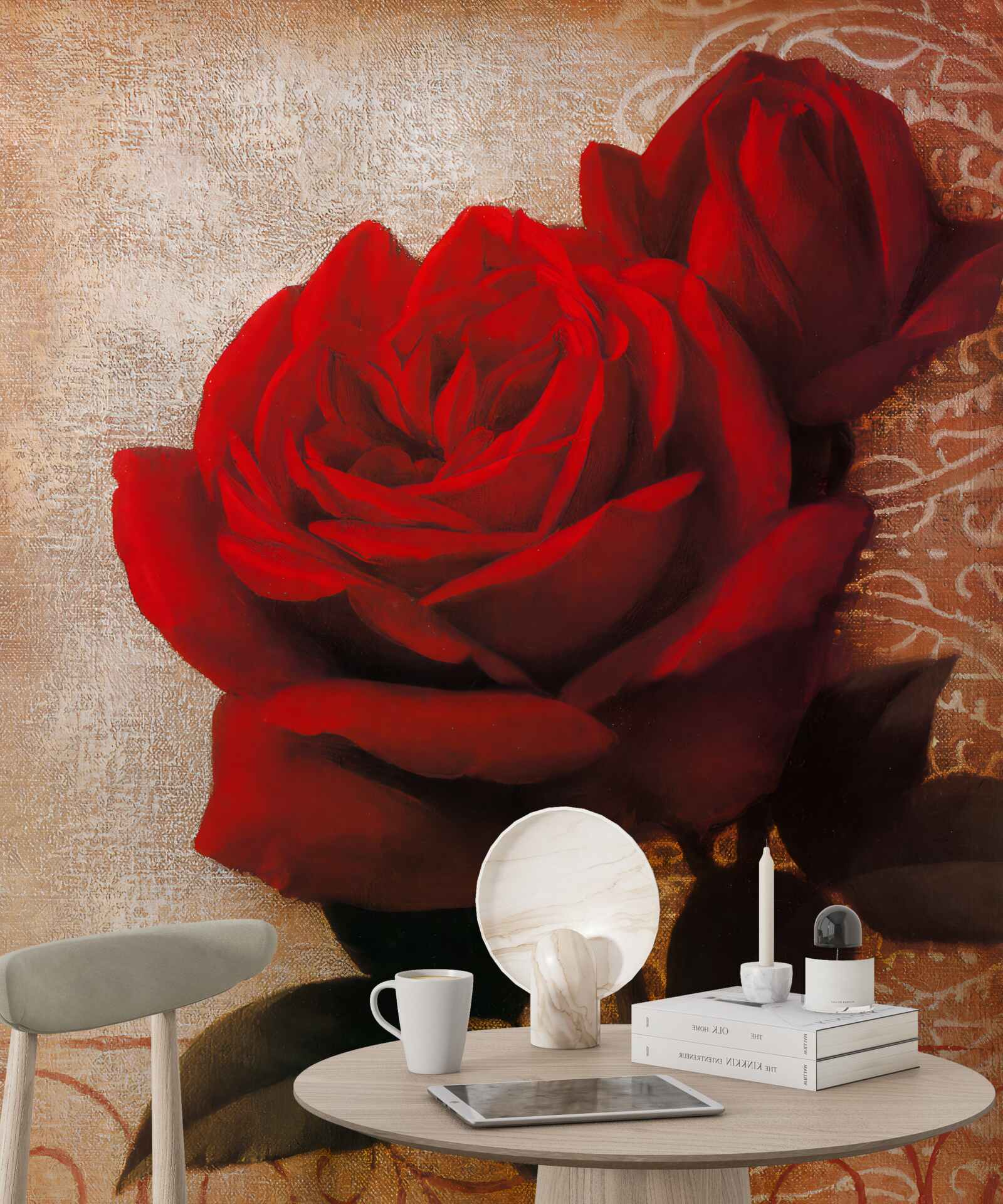 Fototapet regina trandafirilor în roșu