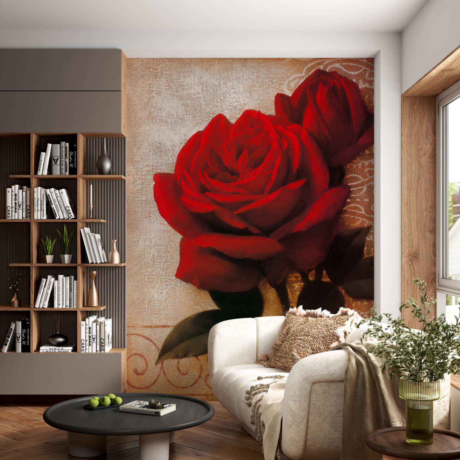 Fototapet regina trandafirilor în roșu