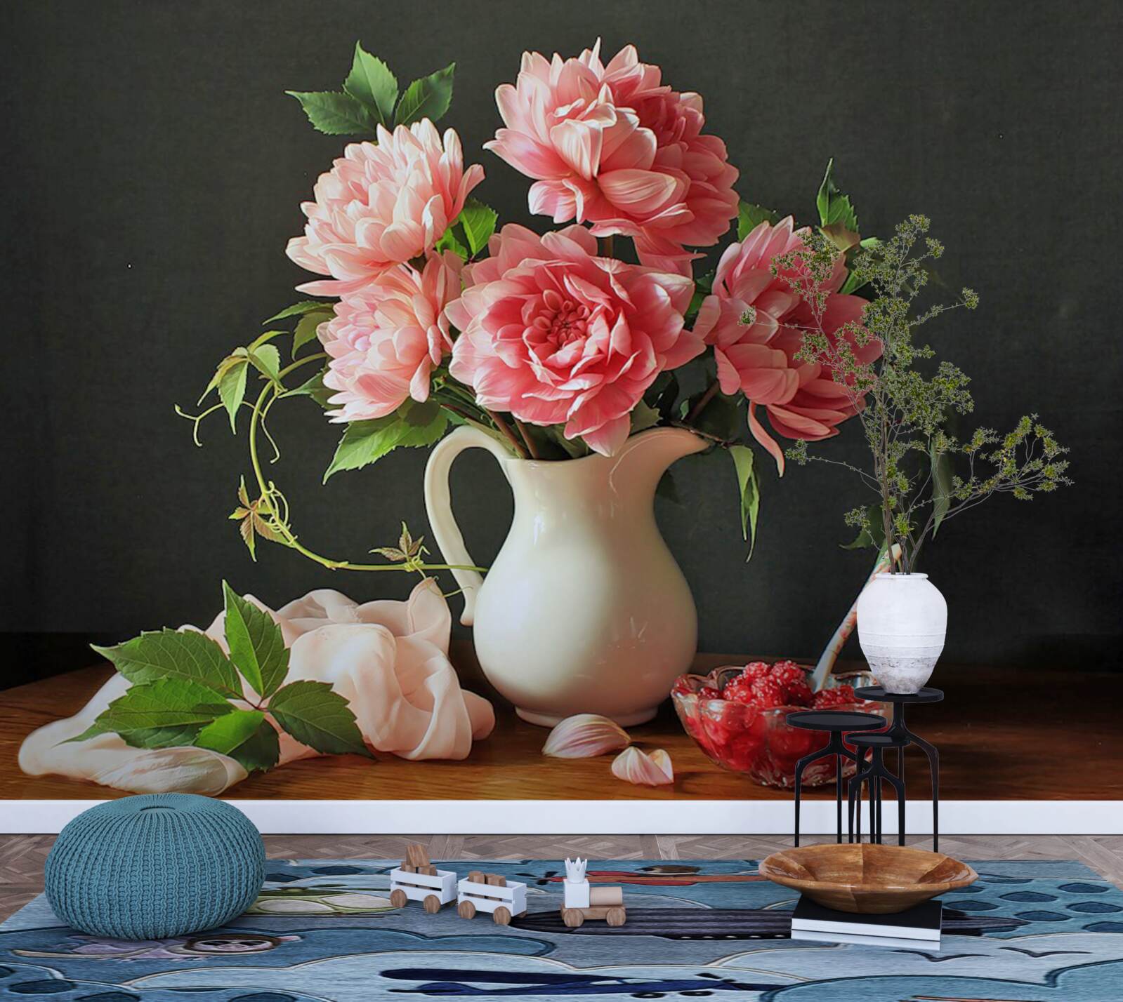 Fototapet Buchet viu în natură statică