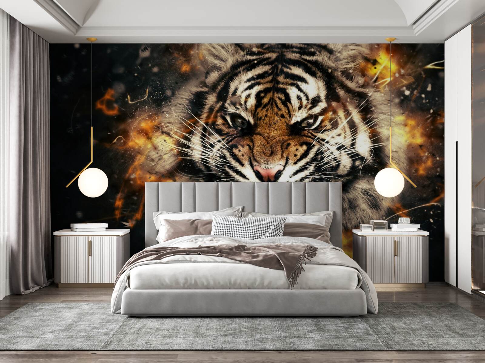 Fototapet răgetul puternic al tigrului