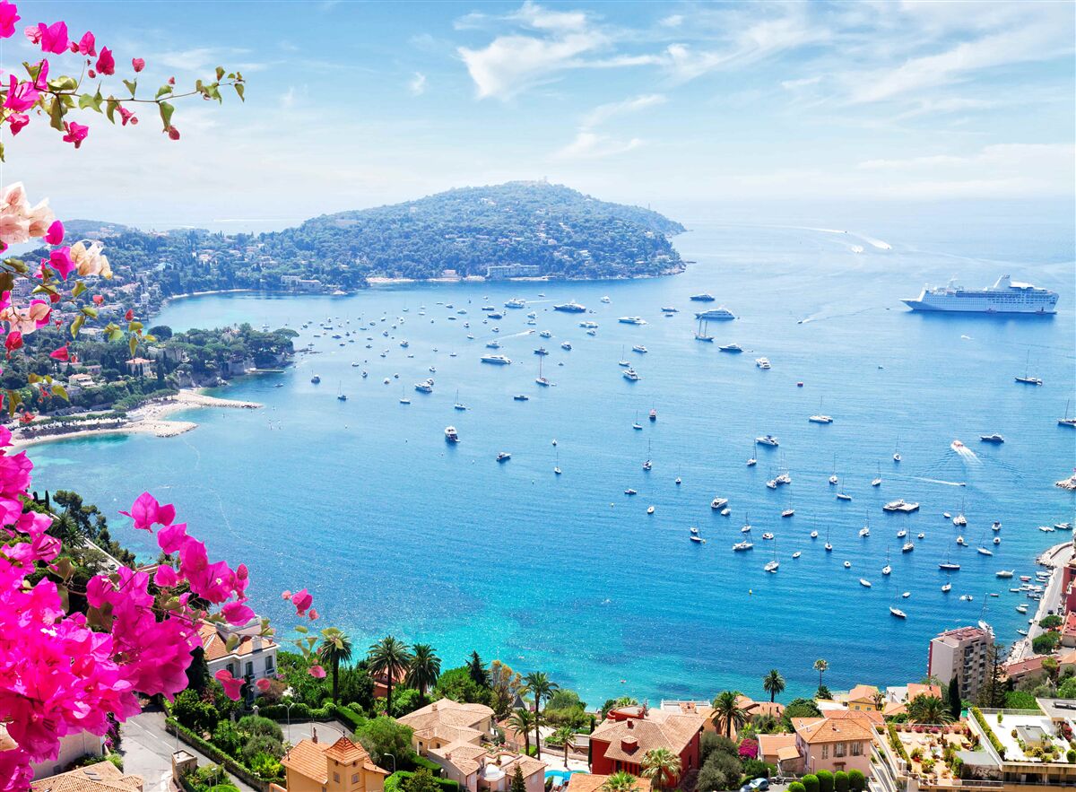 Fototapet doc în apropiere de coasta de safir