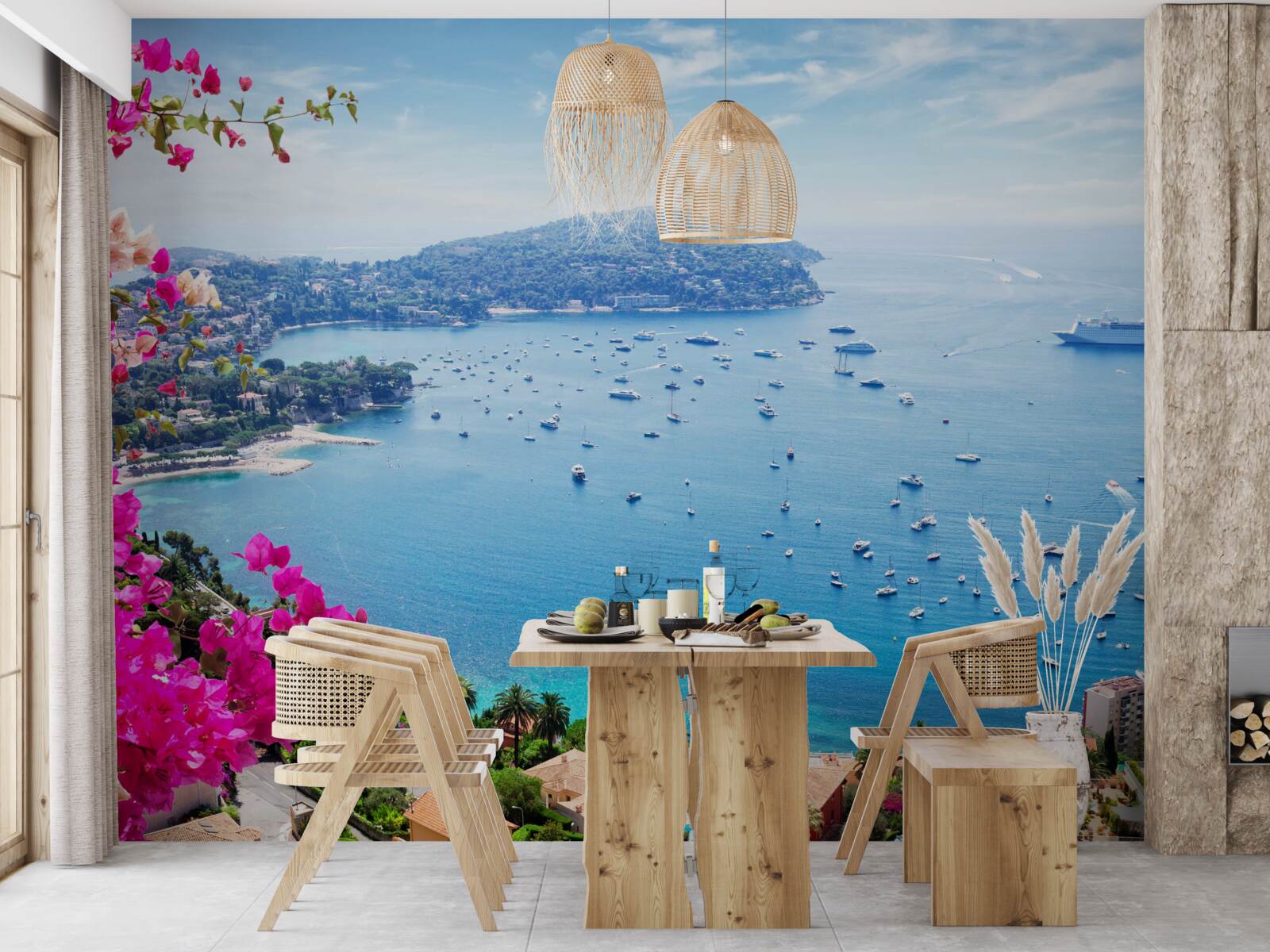 Fototapet doc în apropiere de coasta de safir