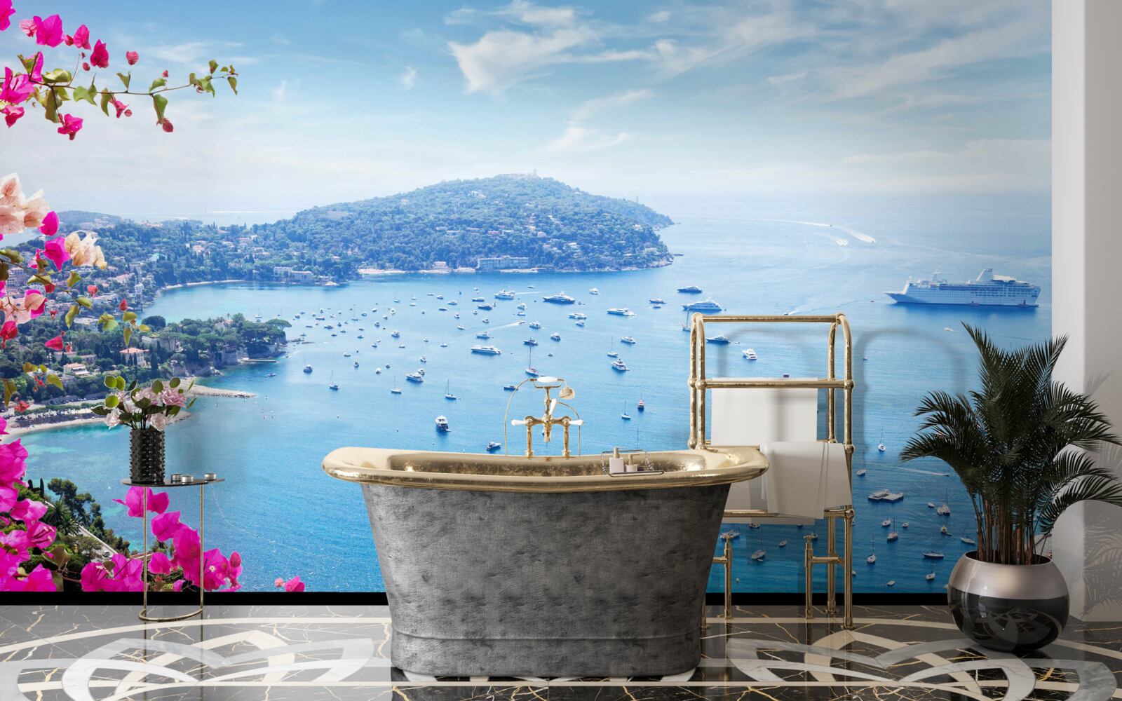 Fototapet doc în apropiere de coasta de safir