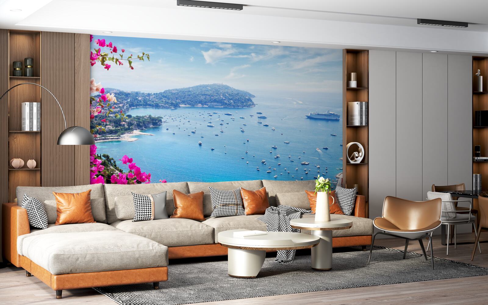 Fototapet doc în apropiere de coasta de safir