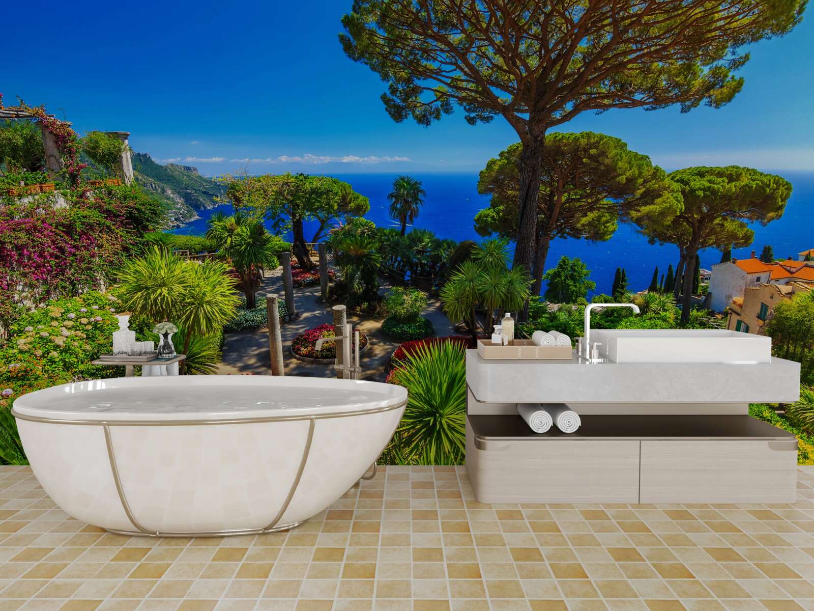 Fototapet vila fermecătoare rufolo