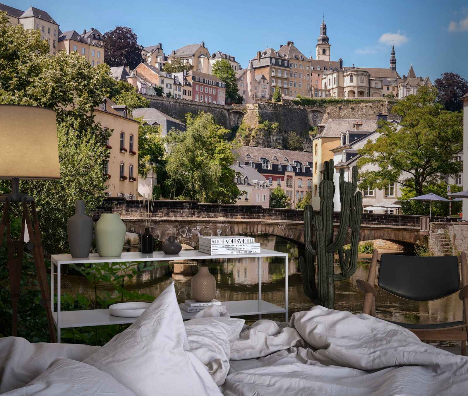 Fototapet podul râului luxemburg