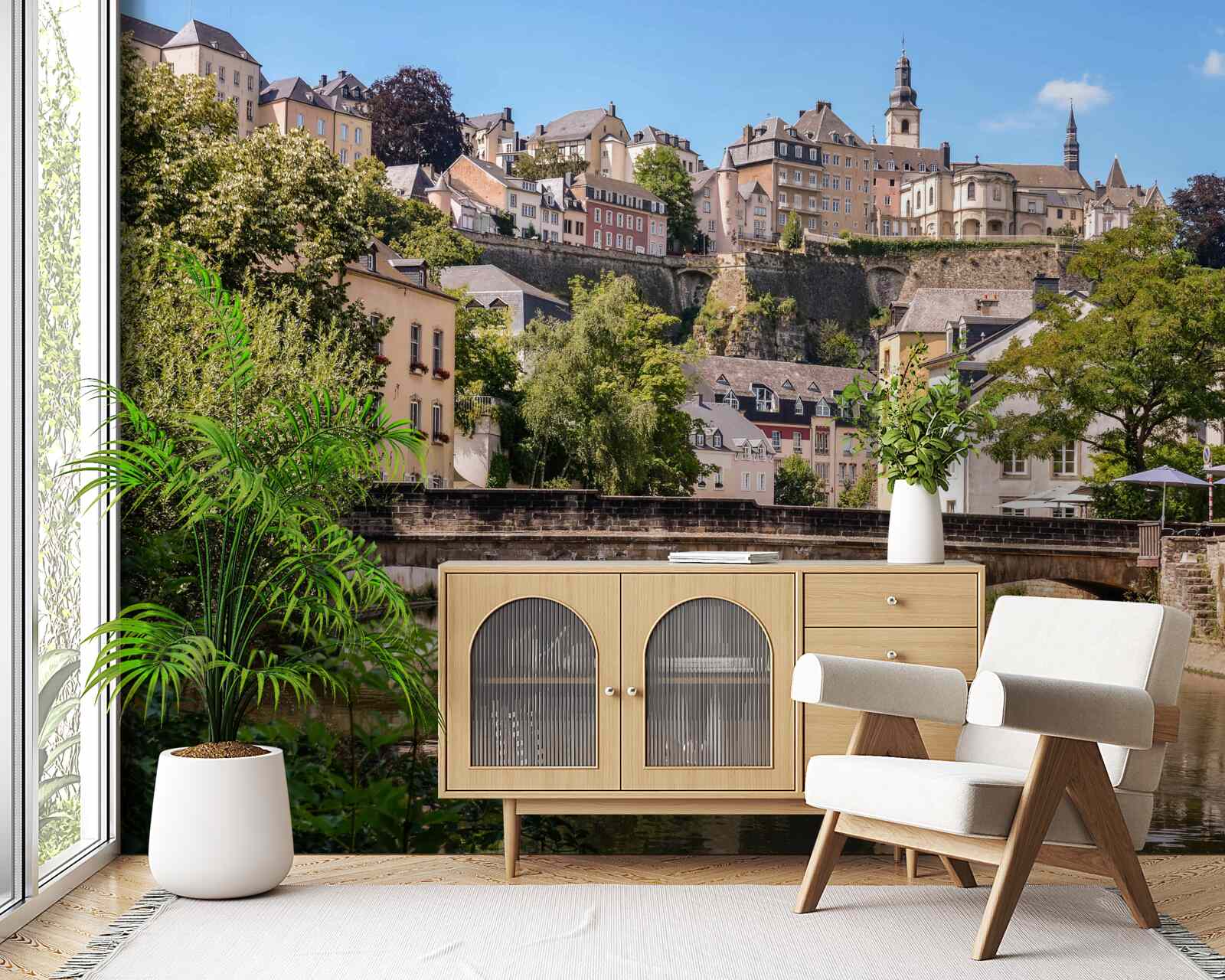 Fototapet podul râului luxemburg