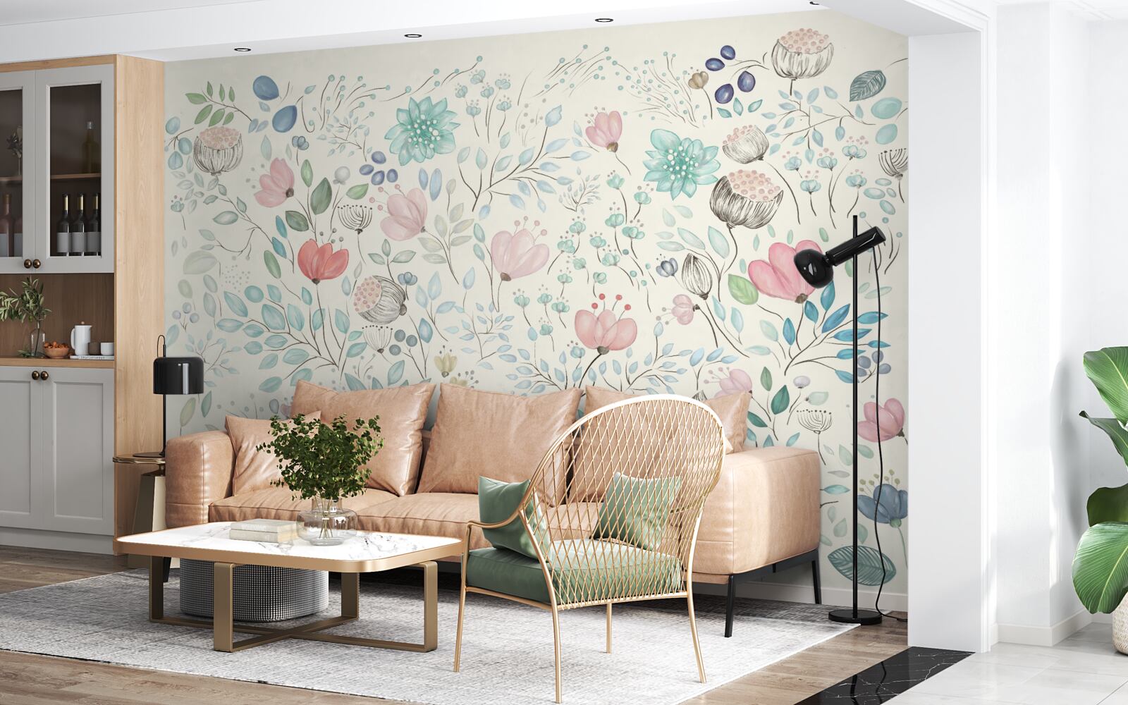 Fototapet muguri mici și delicați