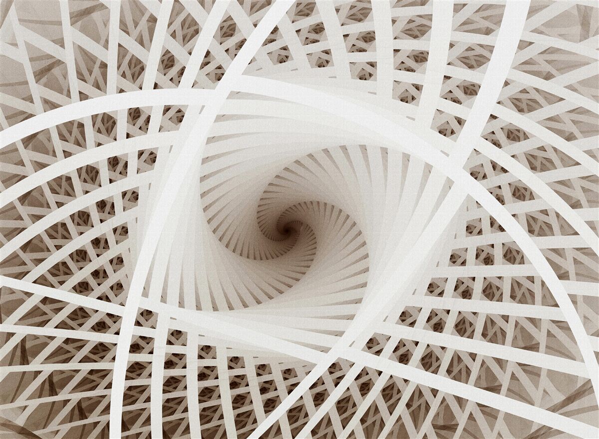 Fototapet răsucirea punctului de vedere abstract