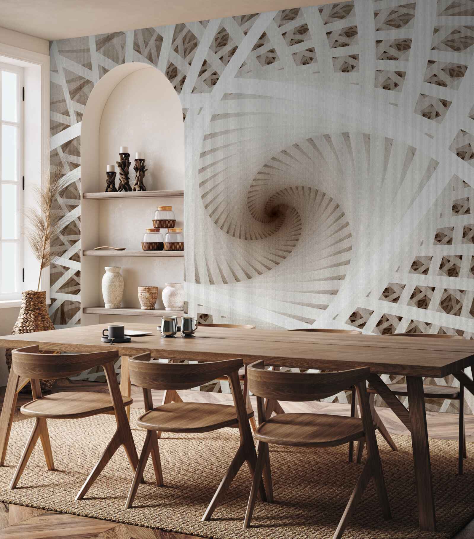 Fototapet răsucirea punctului de vedere abstract