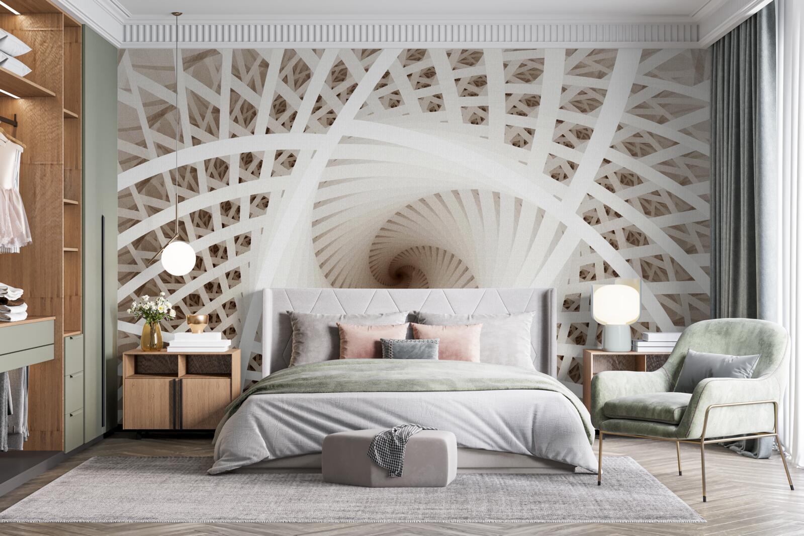 Fototapet răsucirea punctului de vedere abstract