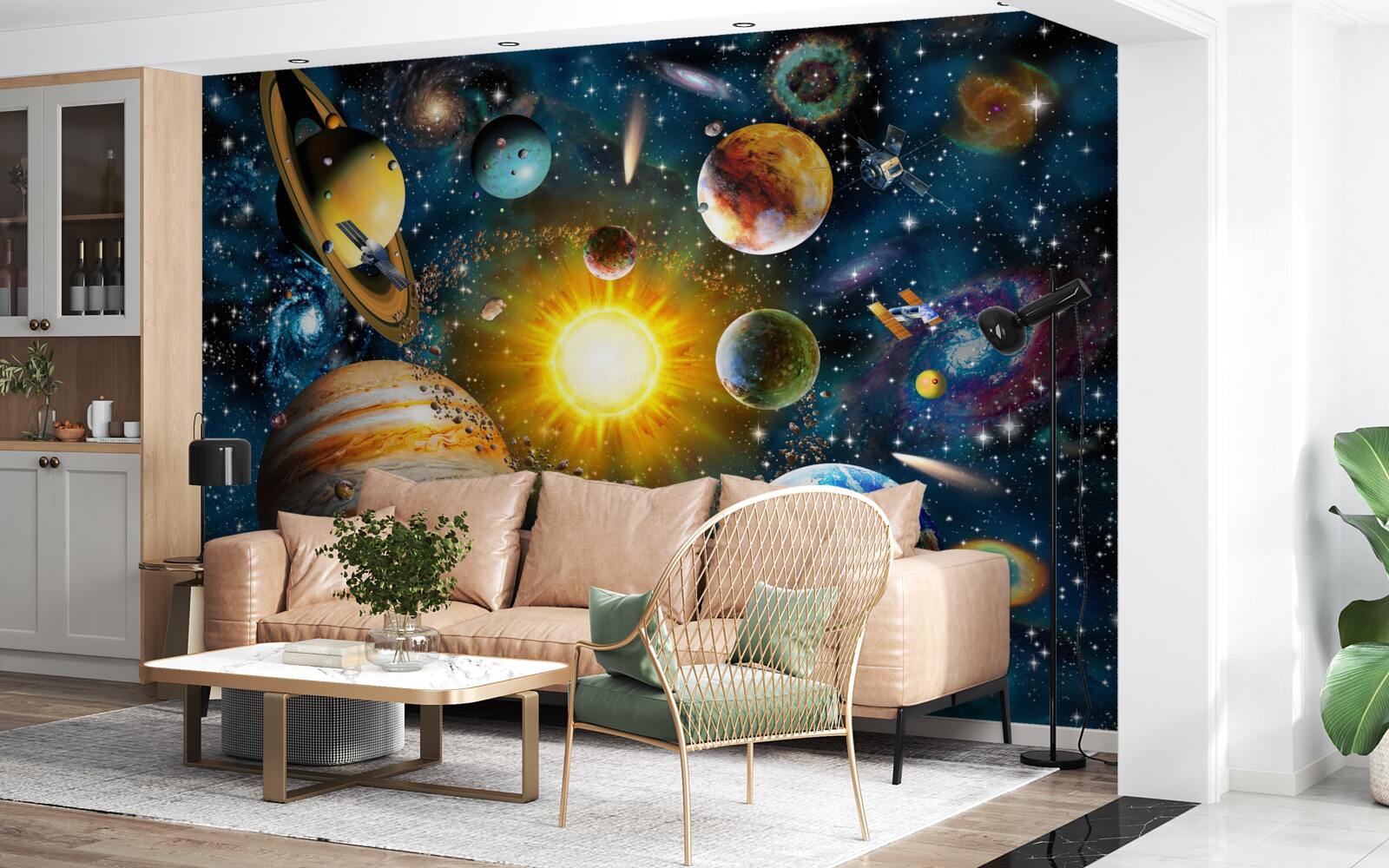 Fototapet estetica lumilor diferite