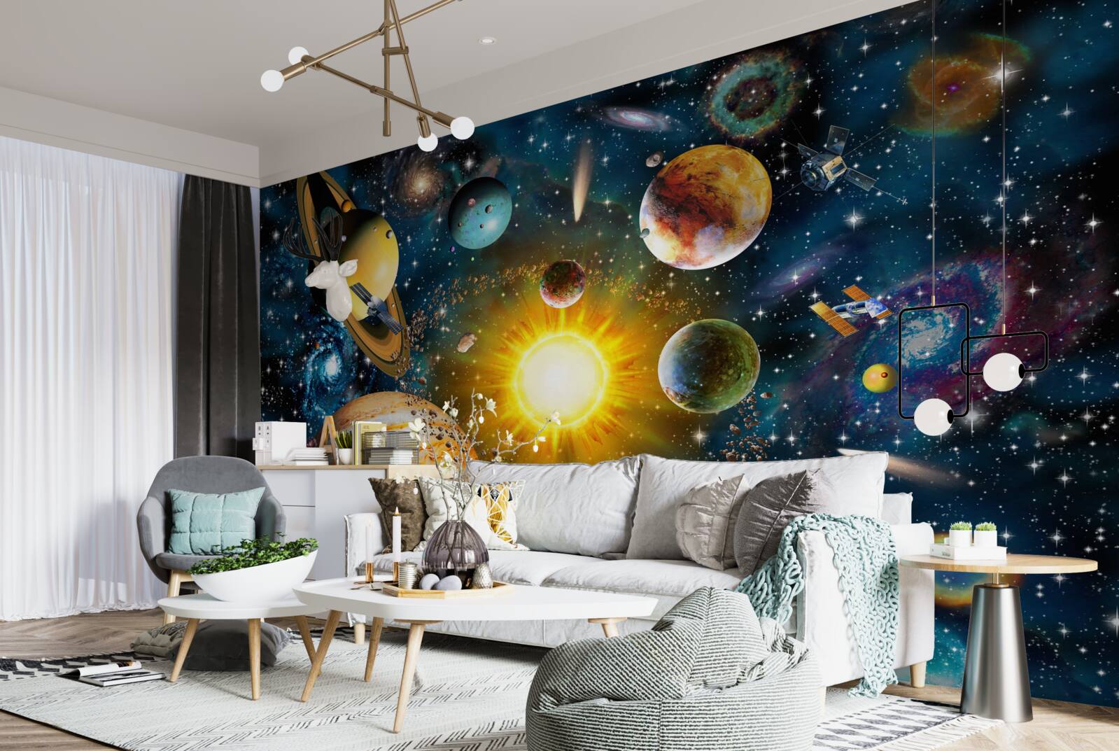 Fototapet estetica lumilor diferite