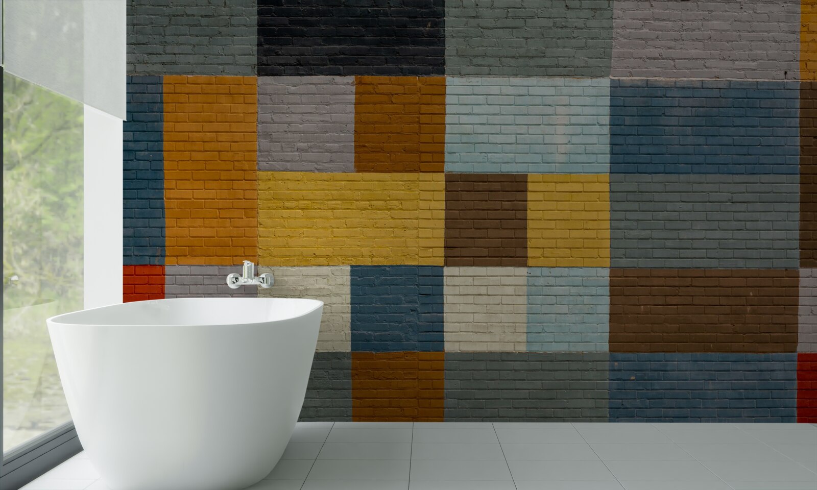 Fototapet forme dreptunghiulare în culori