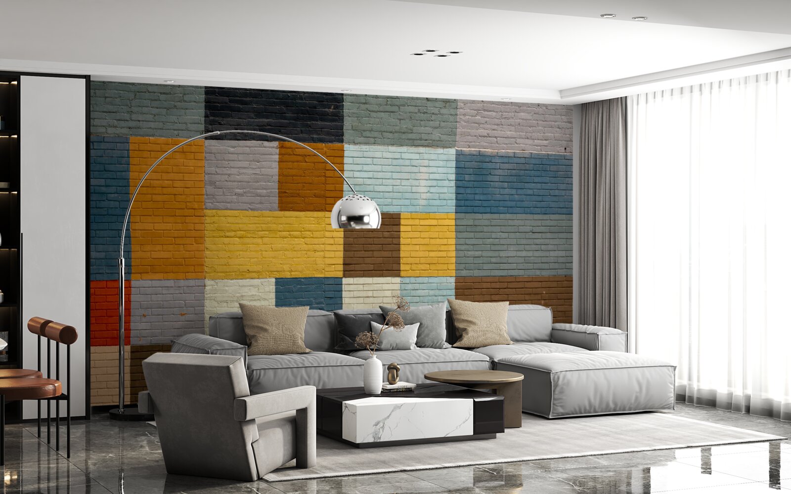 Fototapet forme dreptunghiulare în culori