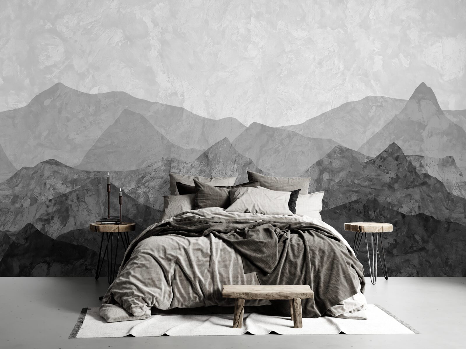 Fototapet lanțuri muntoase maiestuoase