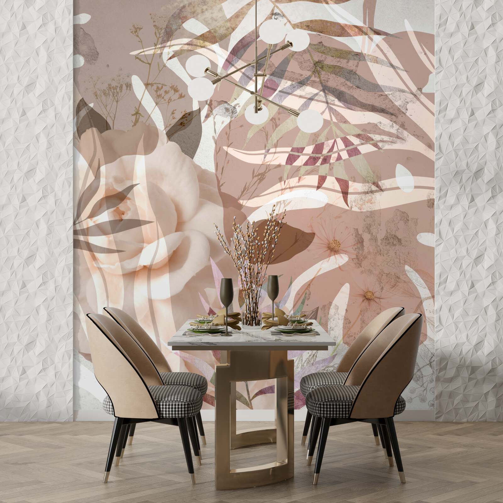 Fototapet diversitatea frunzișului tropical