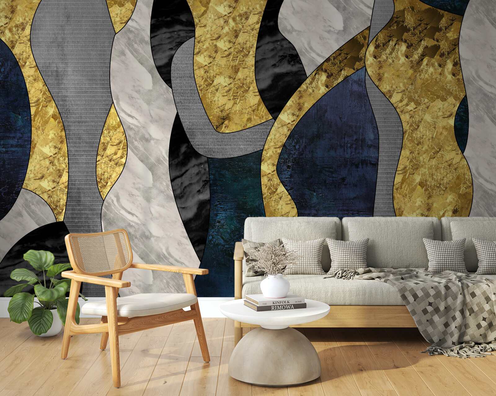 Fototapet femeie în element lichid