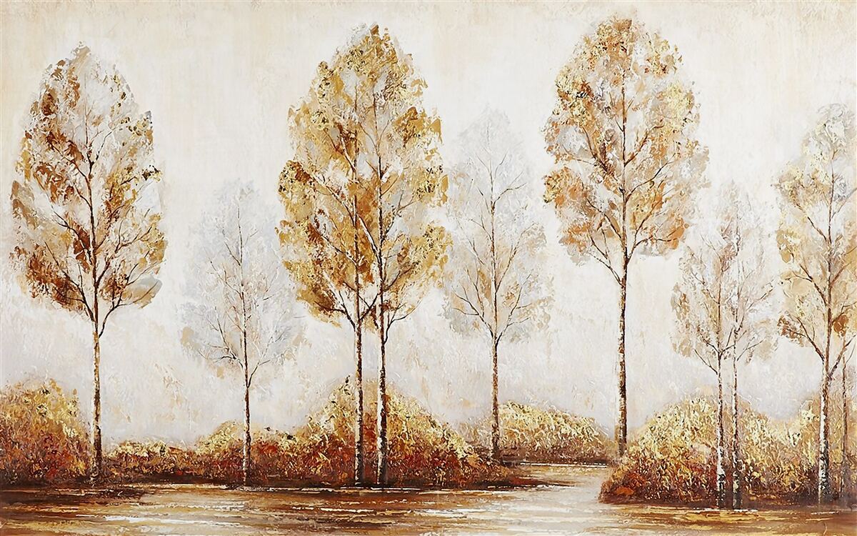 Fototapet imagine a unei păduri în toamnă